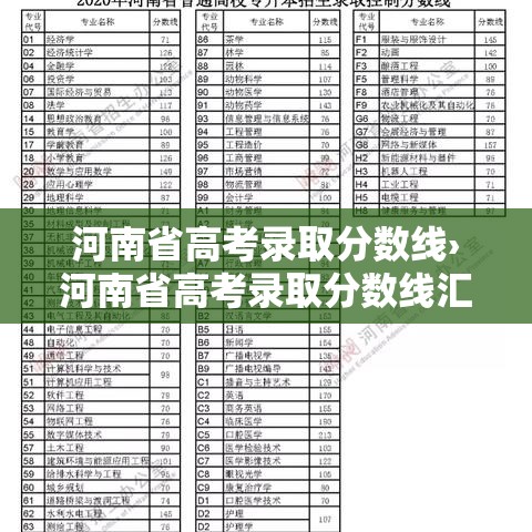 河南省高考录取分数线›河南省高考录取分数线汇总表