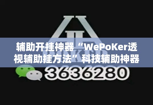 辅助开挂神器“WePoKer透视辅助挂方法	”科技辅助神器手机版教程