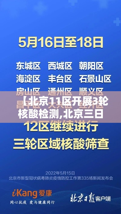 【北京11区开展3轮核酸检测,北京三日内核酸】