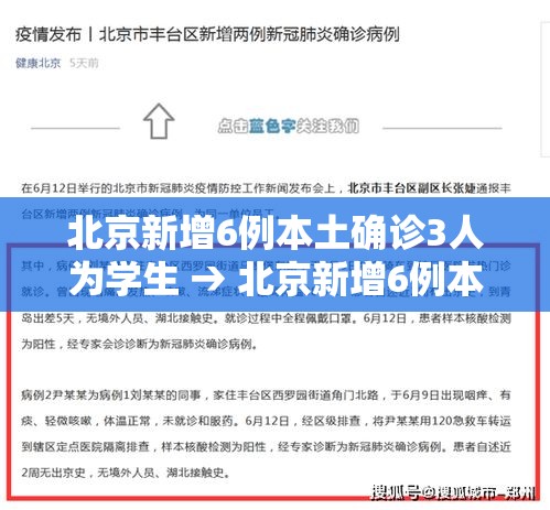 北京新增6例本土确诊3人为学生 → 北京新增6例本土病例活动轨迹 北京新增6例本土确诊3人为学生 → 北京新增6例本土病例活动轨迹