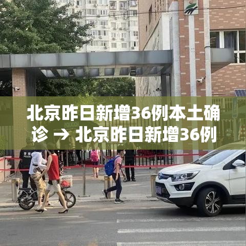 北京昨日新增36例本土确诊 → 北京昨日新增36例一