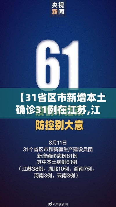 【31省区市新增本土确诊31例在江苏,江苏新增本土35例】