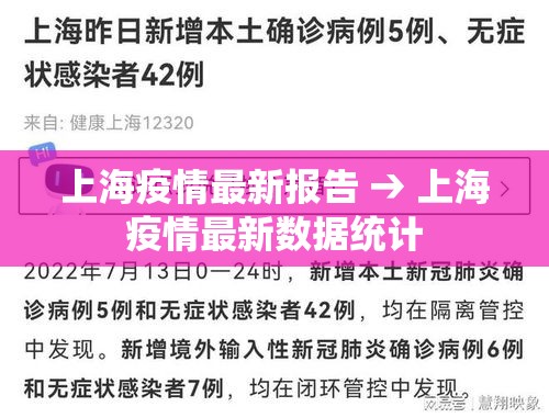 上海疫情最新报告 → 上海疫情最新数据统计