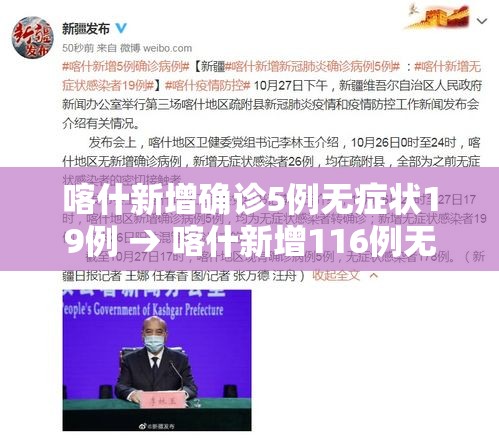 喀什新增确诊5例无症状19例 → 喀什新增116例无症状感染者 喀什新增确诊5例无症状19例 → 喀什新增116例无症状感染者