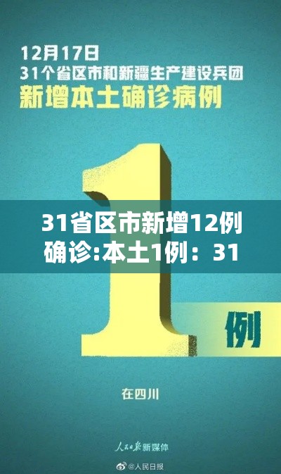 31省区市新增12例确诊:本土1例：31省区市新增确诊12例本土4例