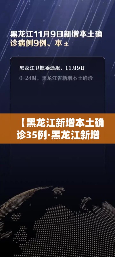【黑龙江新增本土确诊35例·黑龙江新增确诊35例无症状20例】 【黑龙江新增本土确诊35例·黑龙江新增确诊35例无症状20例】