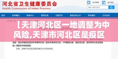 【天津河北区一地调整为中风险,天津市河北区是疫区吗】 【天津河北区一地调整为中风险,天津市河北区是疫区吗】